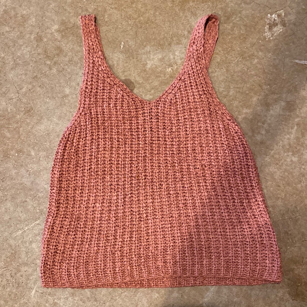 Mauve crocheted tank